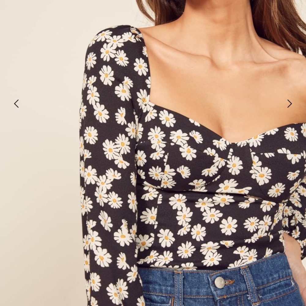 Reign Top - Reformation - Daisy Chain Print 🌻